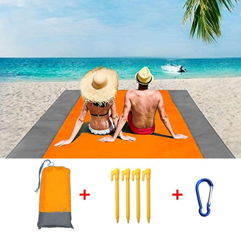 Sandscape™ Oversized Sand-Free Beach Mat: Your Ultimate Companion for Outdoor Adventures, Travel, Camping, and Picnics!