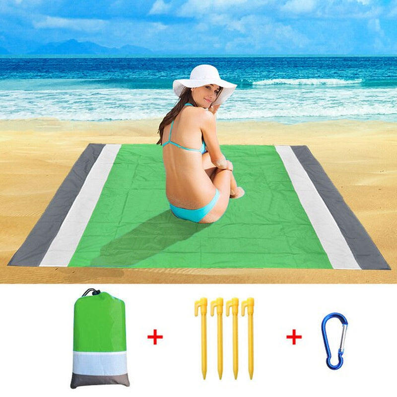 Sandscape™ Oversized Sand-Free Beach Mat: Your Ultimate Companion for Outdoor Adventures, Travel, Camping, and Picnics!