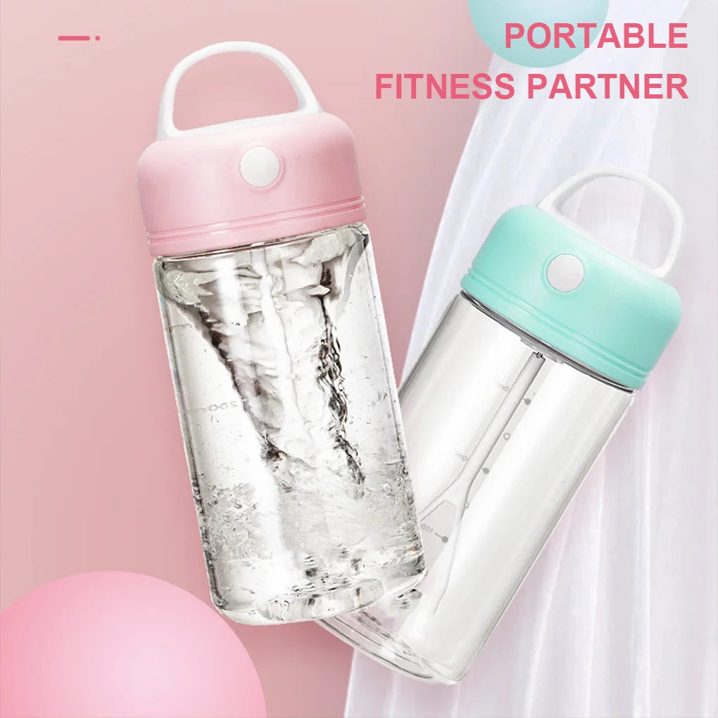 QuixBlend™ Electric Shake Bottle: IPX5 Waterproof 380ML Protein & Drink Mixer