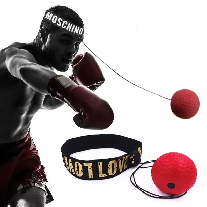 StrikePro Head-Mounted Speed Ball: PU Punch Ball for MMA and Boxing Training