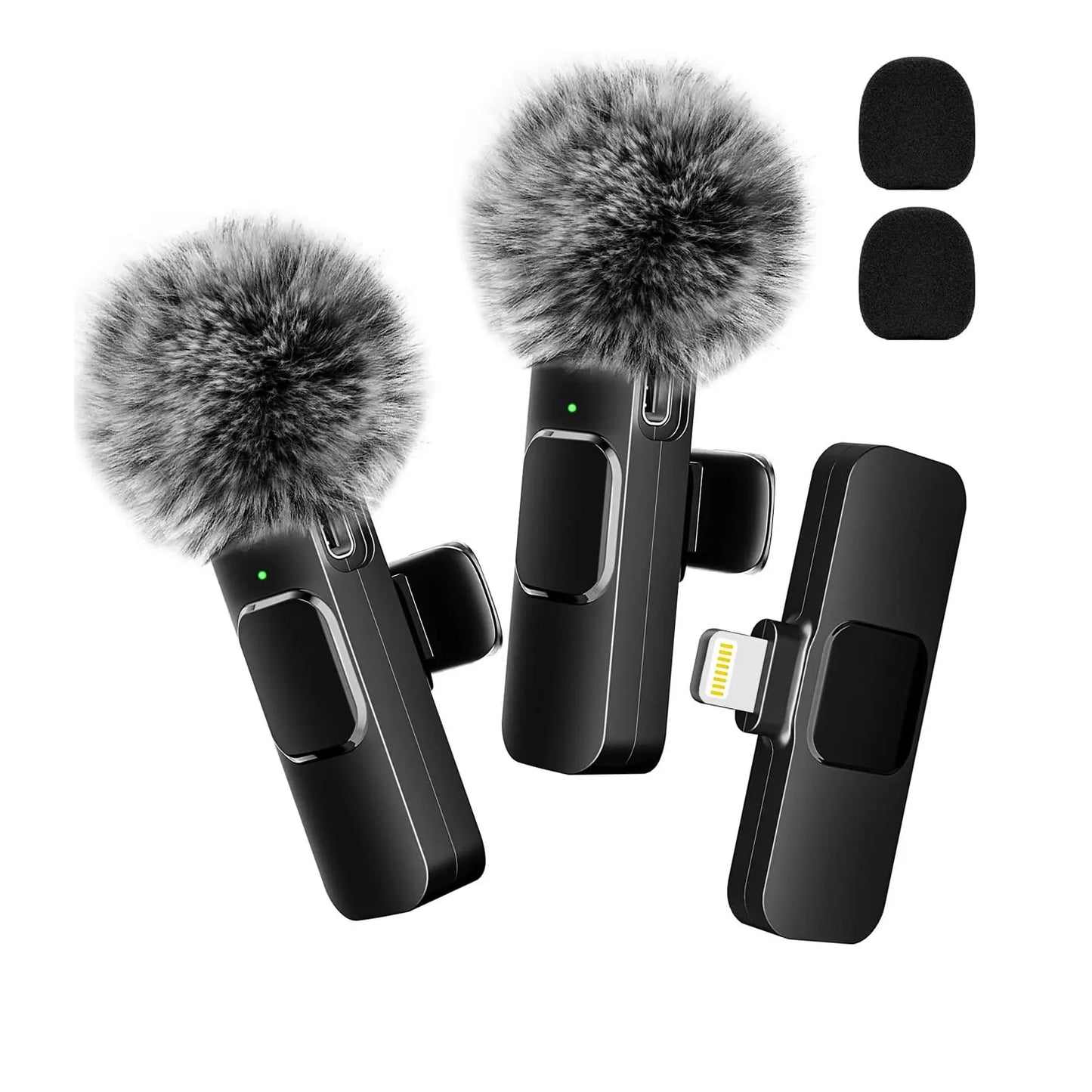SoundSync™ Mini Wireless Lavalier Microphone: Crystal Clear Audio for Mobile Recording