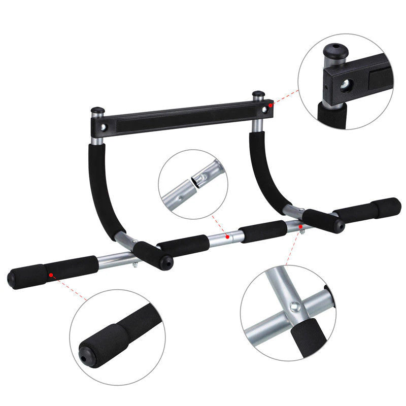 FitFlex™ Adjustable Doorway Pull-Up Bar: Home Gym Workout Equipment