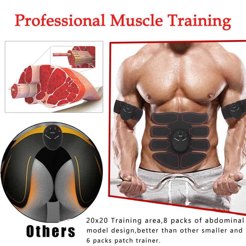 FitPulse™ EMS Ab Trainer: Muscle Toning Stimulator Belt