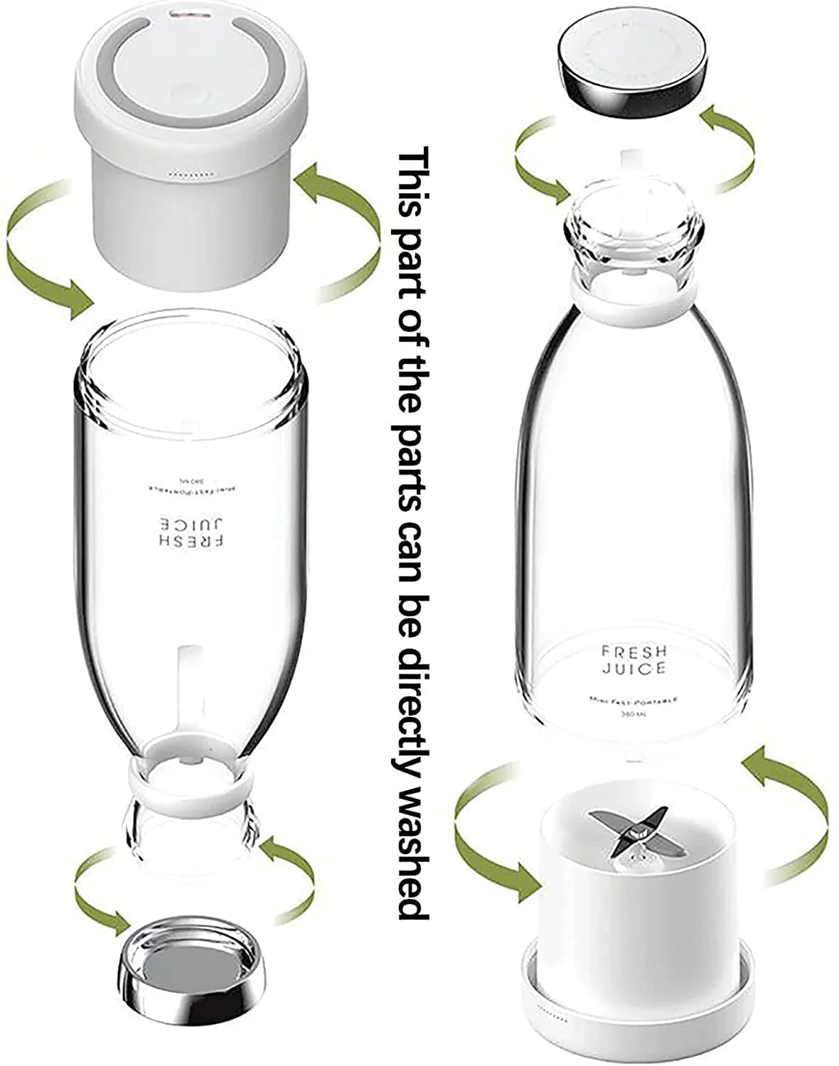 MixMaster™ Personal Mini Blender: Smoothies & Juice Cup