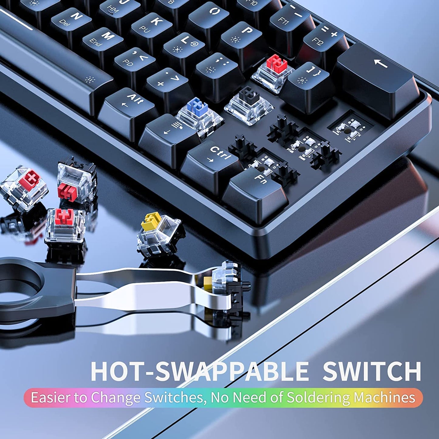 Nexa TH61 60% RGB Mechanical Keyboard - Ultra-Compact & Programmable