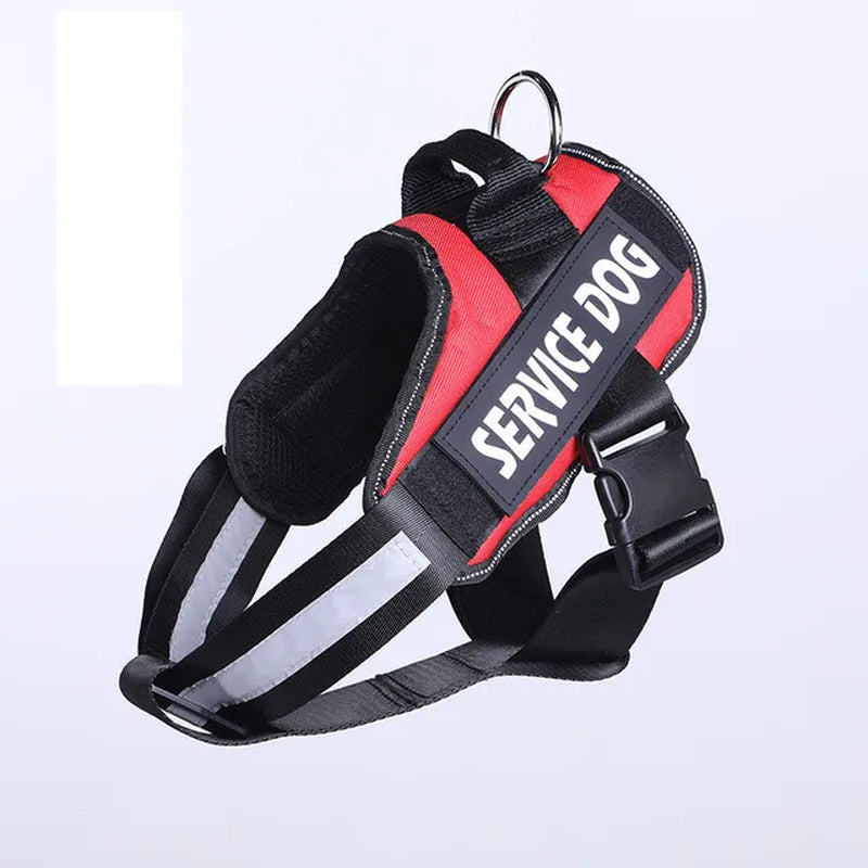 PawsGuard™ Reflective Service Dog Vest: Soft Harness with Patches