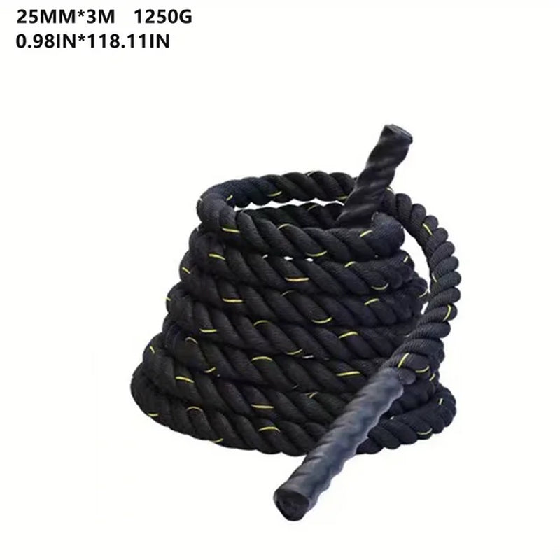 JumpoMax™ 20mm Weighted Jump Rope: 3m 2lb Heavy Fitness Training Rope