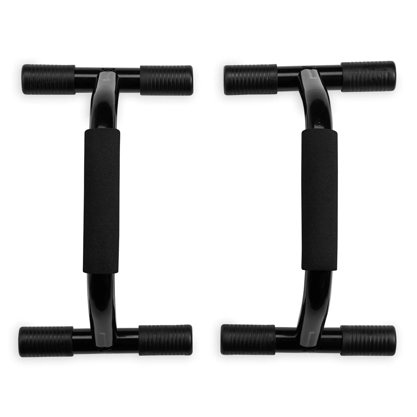 FitForce™ Sturdy Push-Up Bars: Durable Push-Up Stands, Black