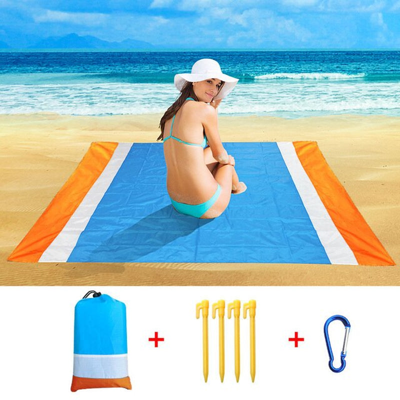 Sandscape™ Oversized Sand-Free Beach Mat: Your Ultimate Companion for Outdoor Adventures, Travel, Camping, and Picnics!