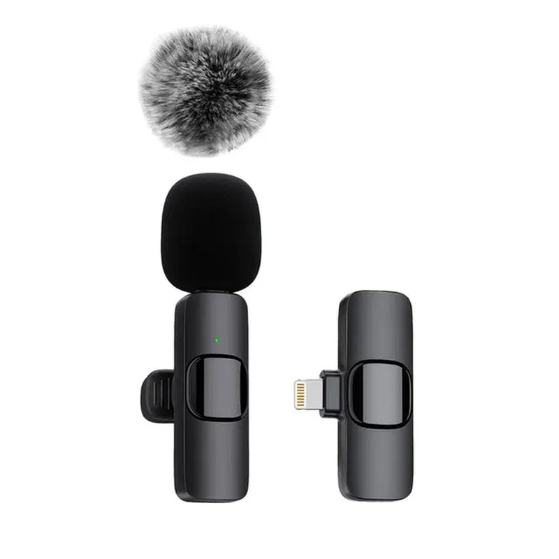 SoundSync™ Mini Wireless Lavalier Microphone: Crystal Clear Audio for Mobile Recording