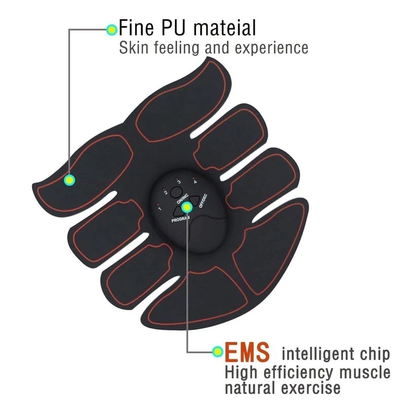 FitPulse™ EMS Ab Trainer: Muscle Toning Stimulator Belt