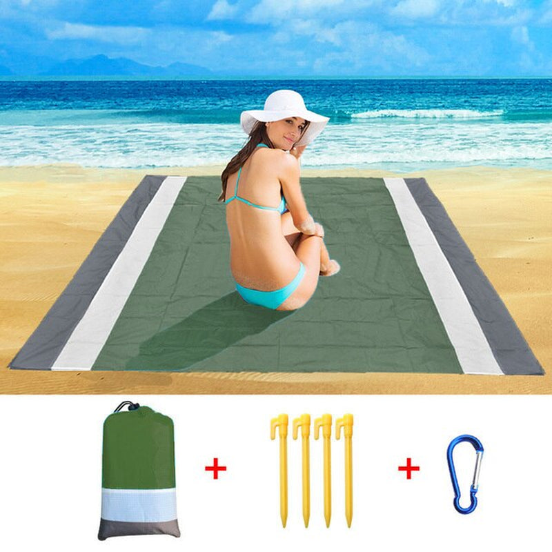 Sandscape™ Oversized Sand-Free Beach Mat: Your Ultimate Companion for Outdoor Adventures, Travel, Camping, and Picnics!