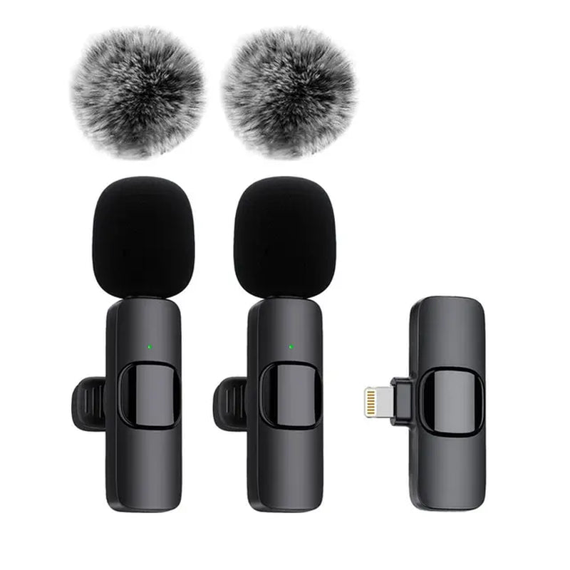 SoundSync™ Mini Wireless Lavalier Microphone: Crystal Clear Audio for Mobile Recording