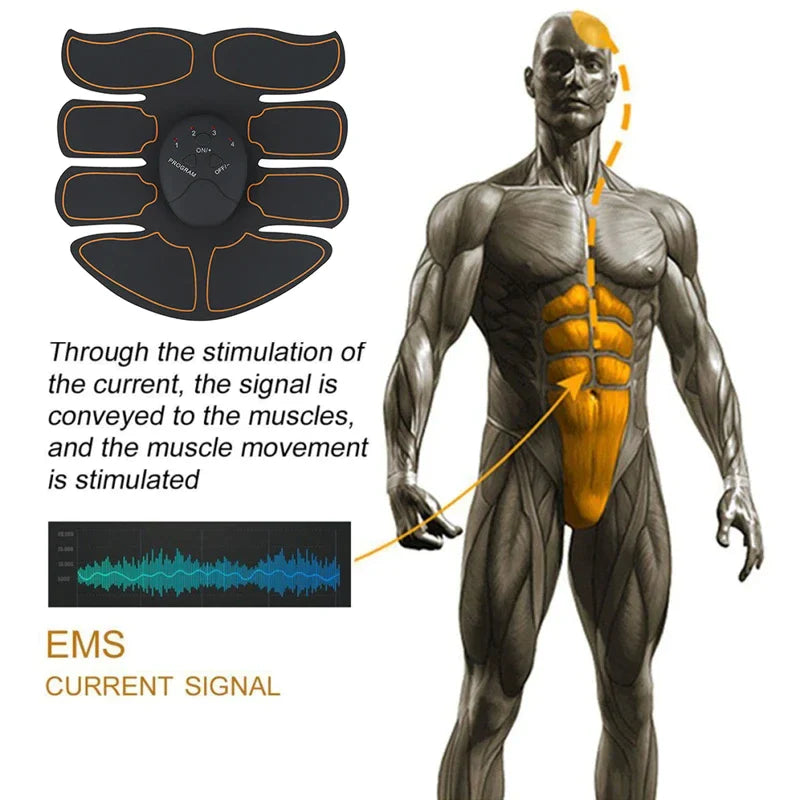 FitPulse™ EMS Ab Trainer: Muscle Toning Stimulator Belt