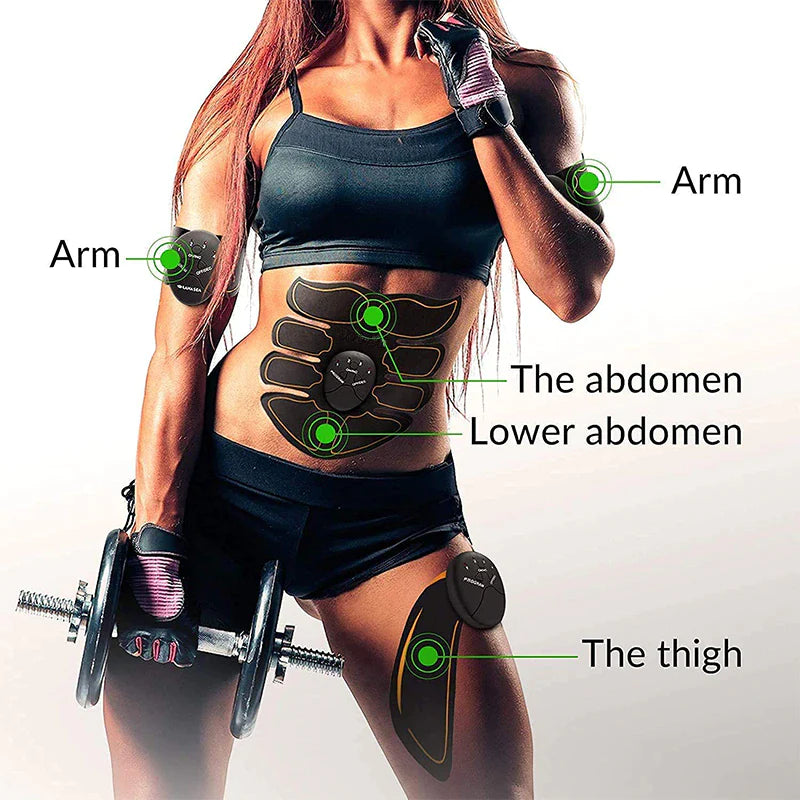 FitPulse™ EMS Ab Trainer: Muscle Toning Stimulator Belt