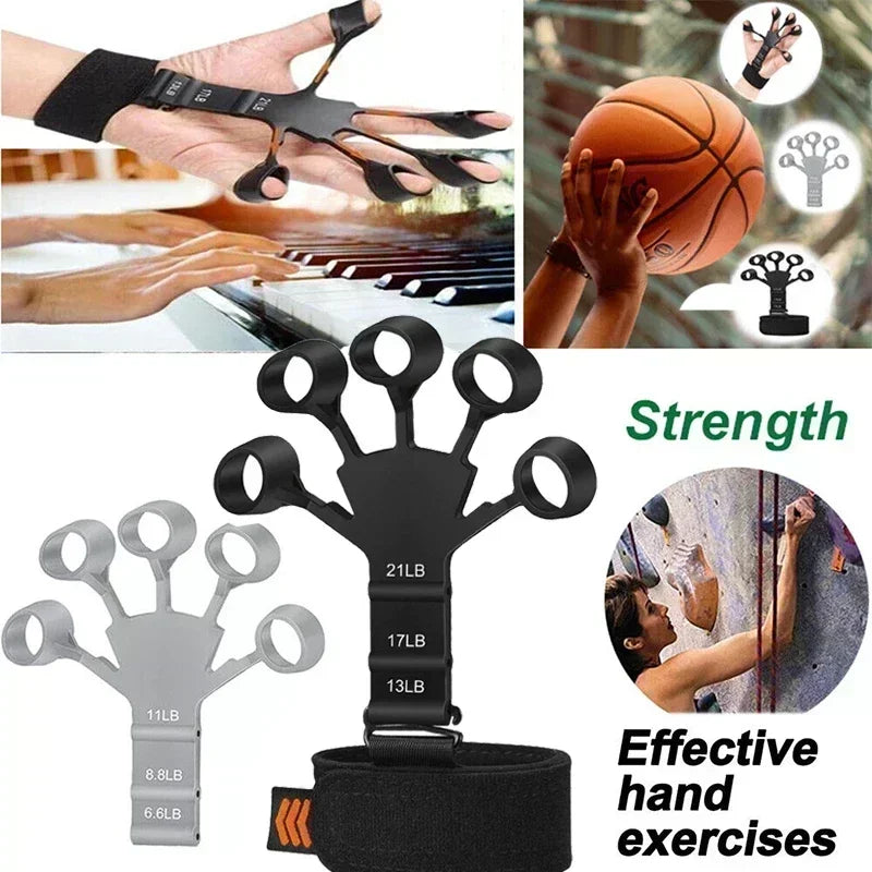 GripMaster™ Silicone Hand Strengthener: Grip Trainer & Finger Exercise Stretcher