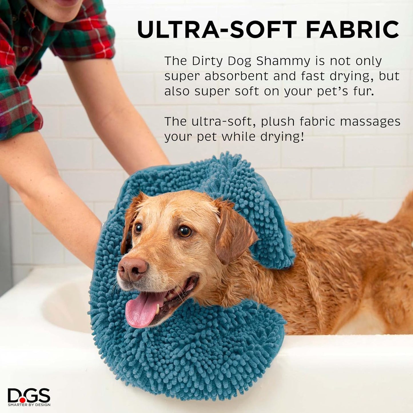 PawDry™ Shammy Dog Towel: Super Absorbent Microfiber Bathing Essential