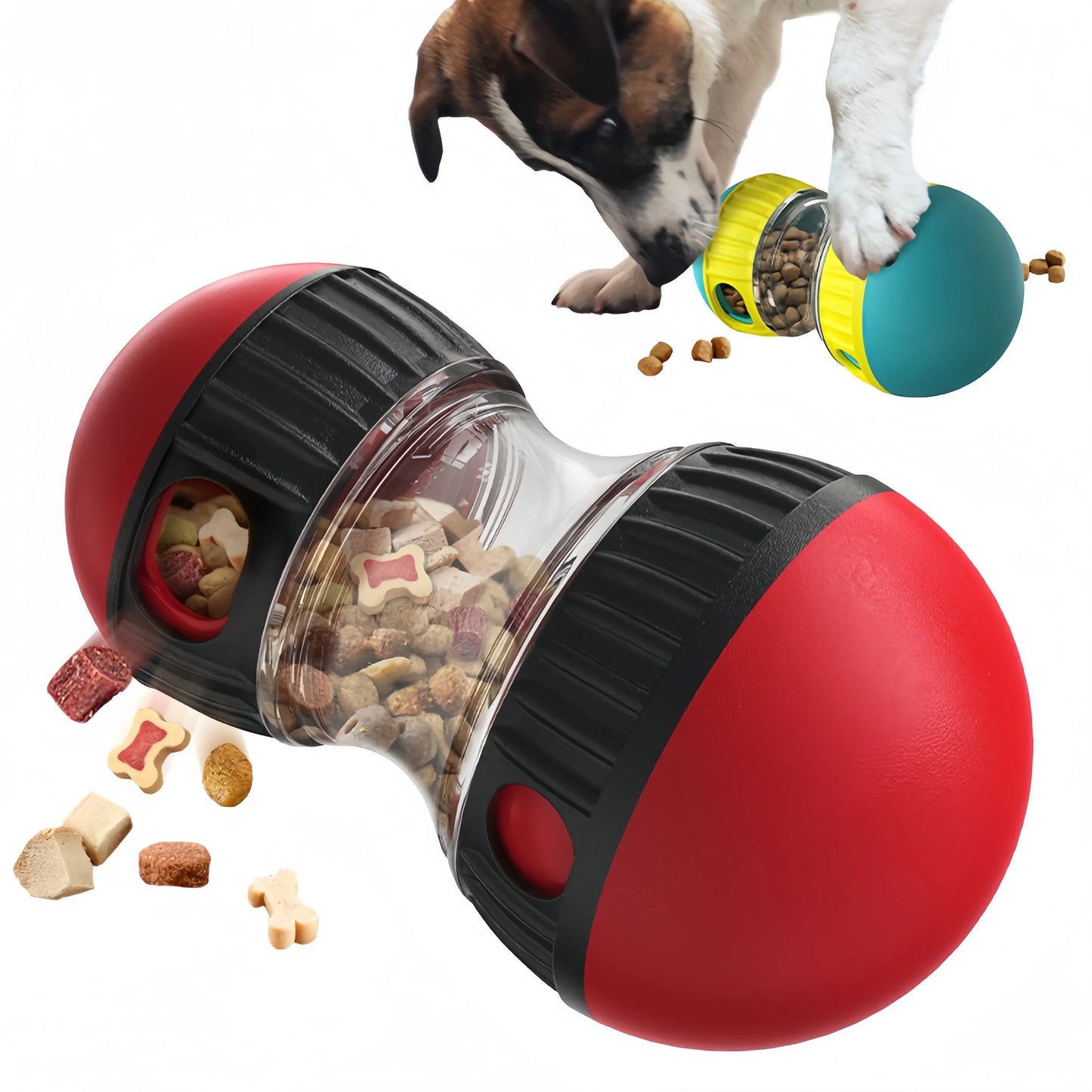 PawsPlay™ Tumbler Treat Dispenser: Interactive Slow Feed Dog Toy