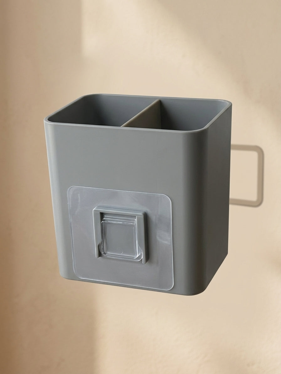 No-Drill Bathroom Shelf Organizer