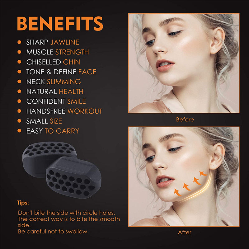 JawSculpt™ Facial Fitness Ball: Jawline Muscle Trainer & Double Chin Reducer