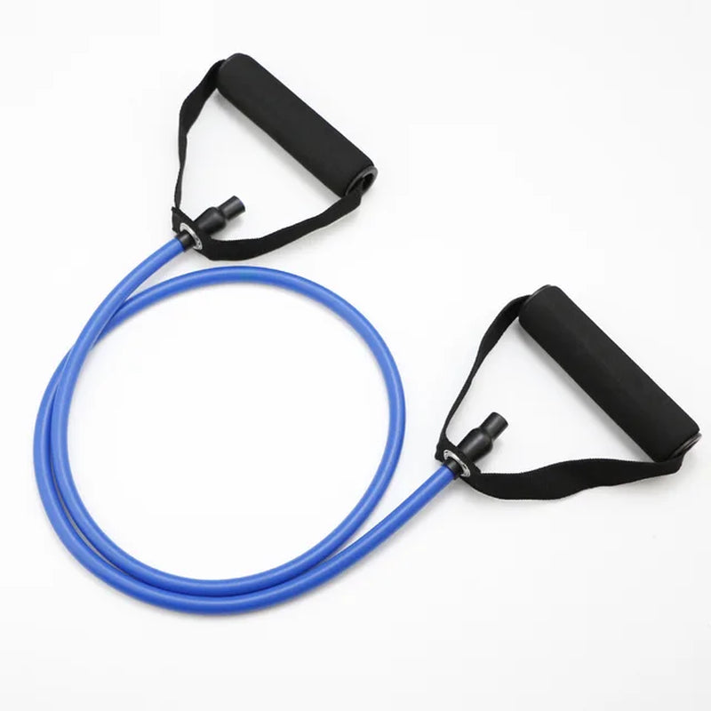 RexCore™ 5-Level Resistance Yoga Bands: Elastic Exercise Tubes for Home Workouts
