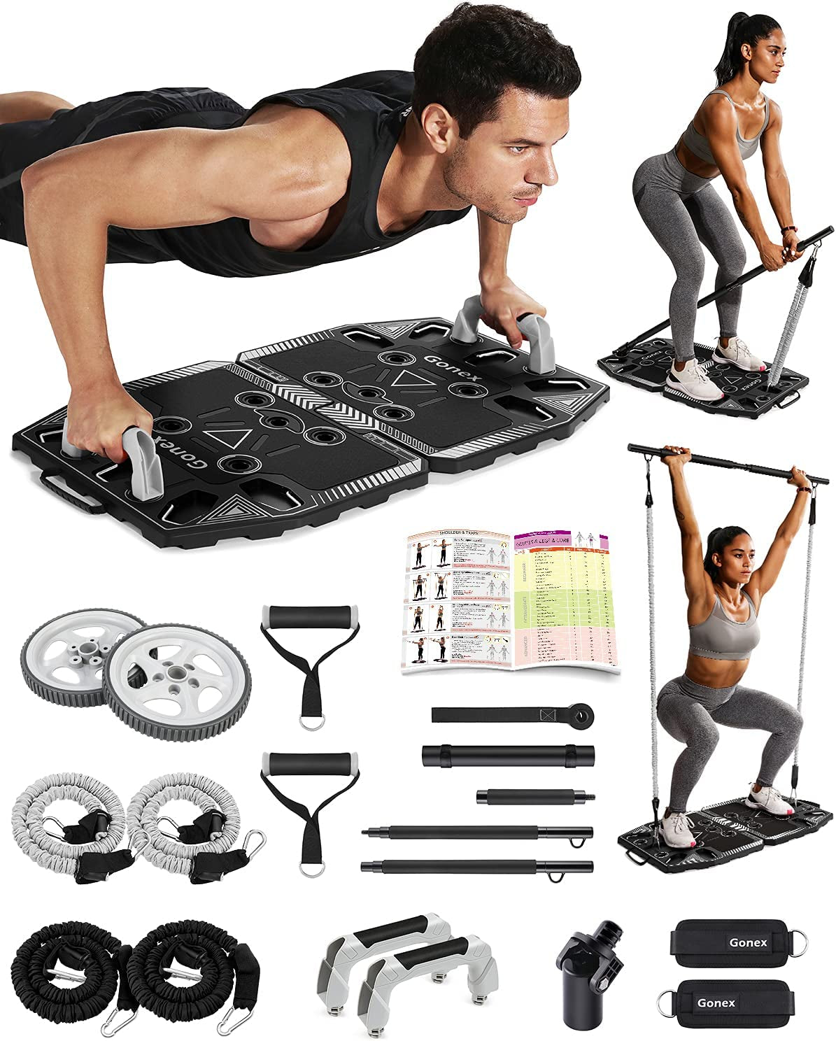 PowerCore™ Portable Home Gym: 14-in-1 Full Body Workout System