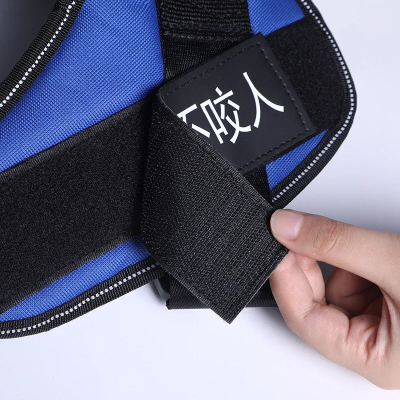 PawsGuard™ Reflective Service Dog Vest: Soft Harness with Patches
