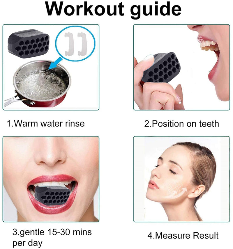 JawSculpt™ Facial Fitness Ball: Jawline Muscle Trainer & Double Chin Reducer