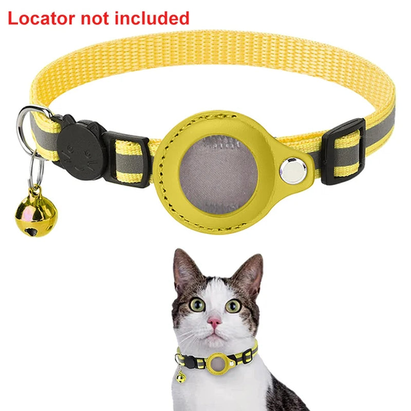 TrackGuard™ Anti-Lost Pet Collar: Waterproof Reflective Collar for Apple AirTag