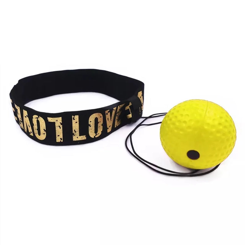 StrikePro Head-Mounted Speed Ball: PU Punch Ball for MMA and Boxing Training