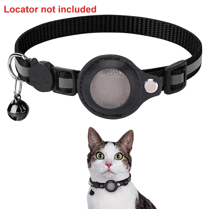 TrackGuard™ Anti-Lost Pet Collar: Waterproof Reflective Collar for Apple AirTag