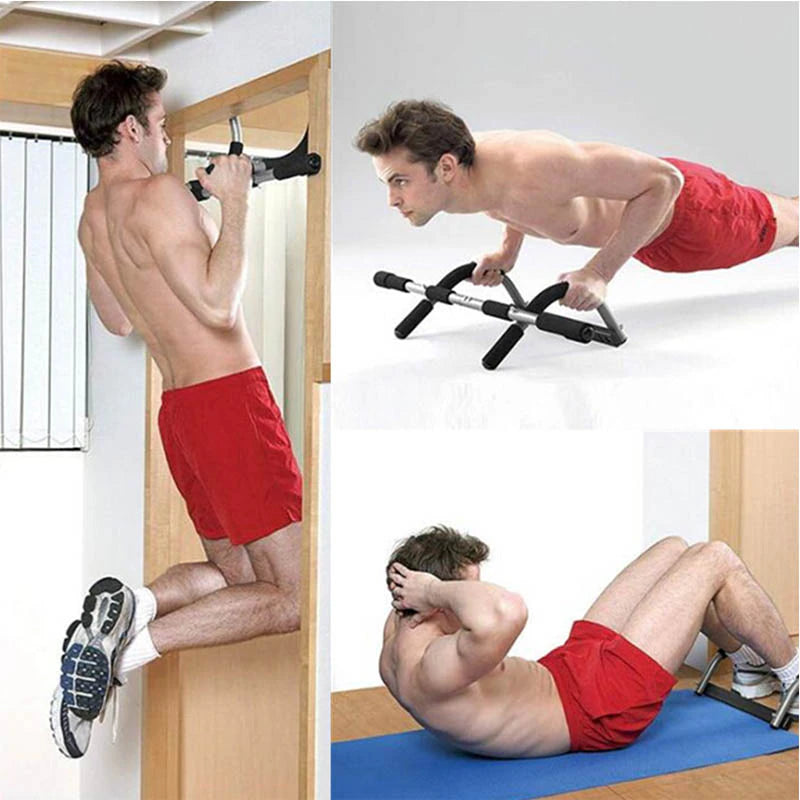 FitFlex™ Adjustable Doorway Pull-Up Bar: Home Gym Workout Equipment