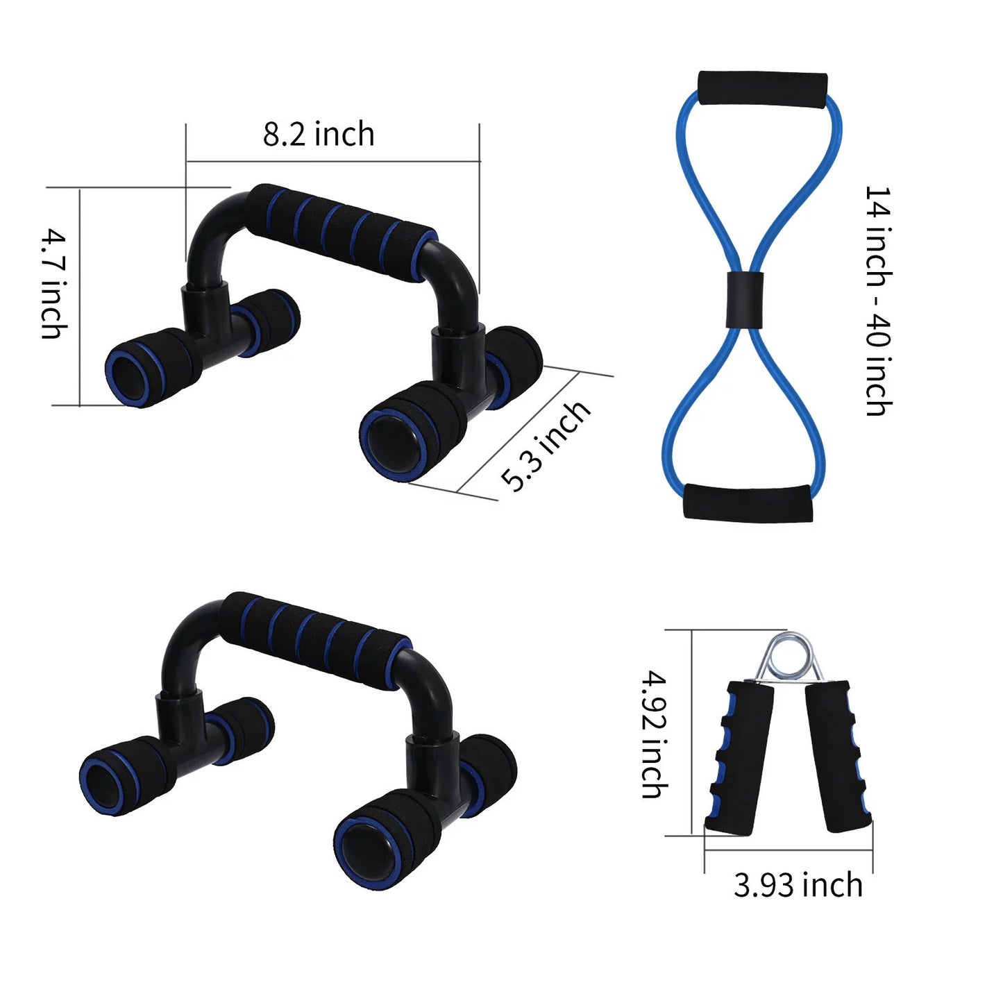 PowerCore™ 7-in-1 Ab Roller Wheel Kit: Ultimate Home Fitness Bundle