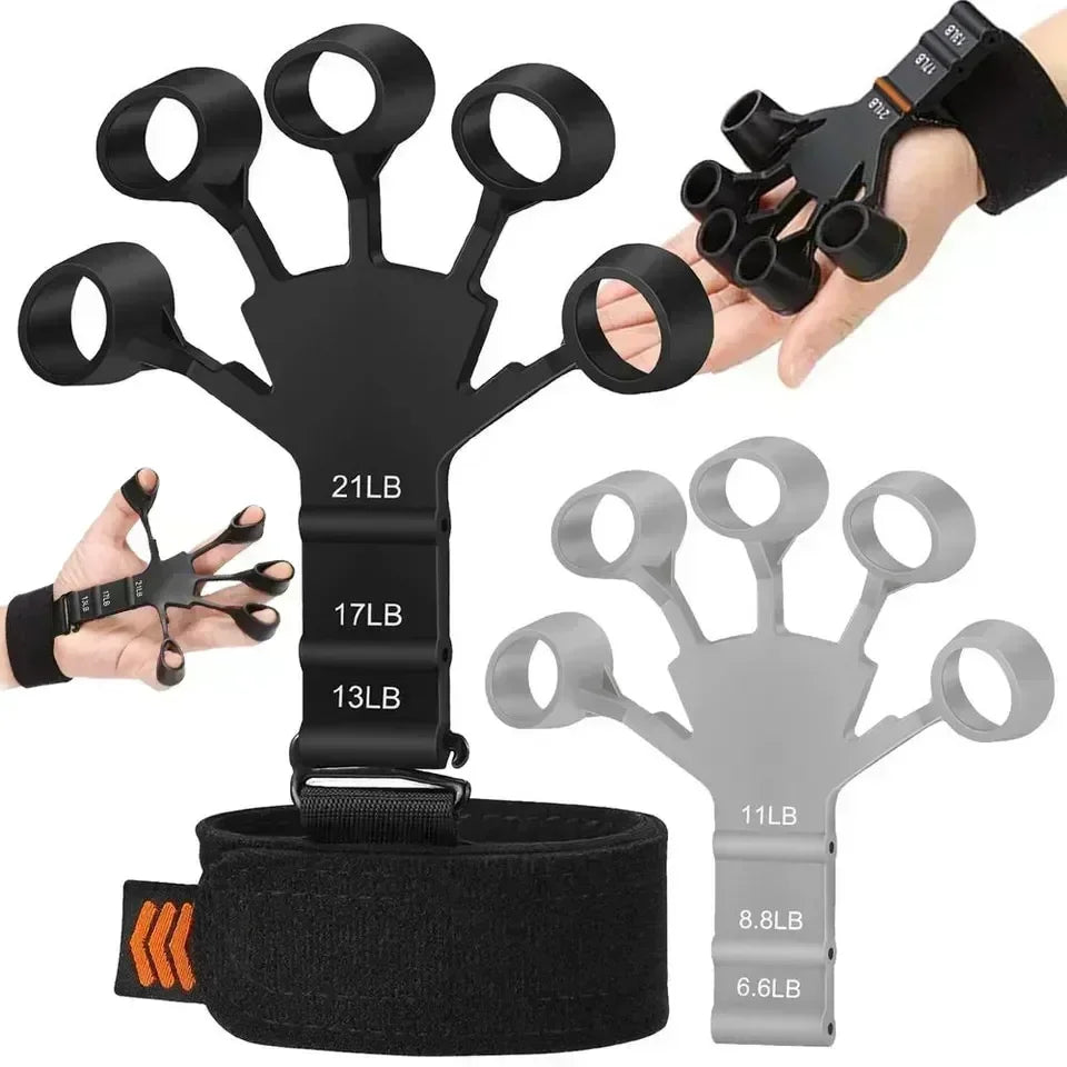 GripMaster™ Silicone Hand Strengthener: Grip Trainer & Finger Exercise Stretcher