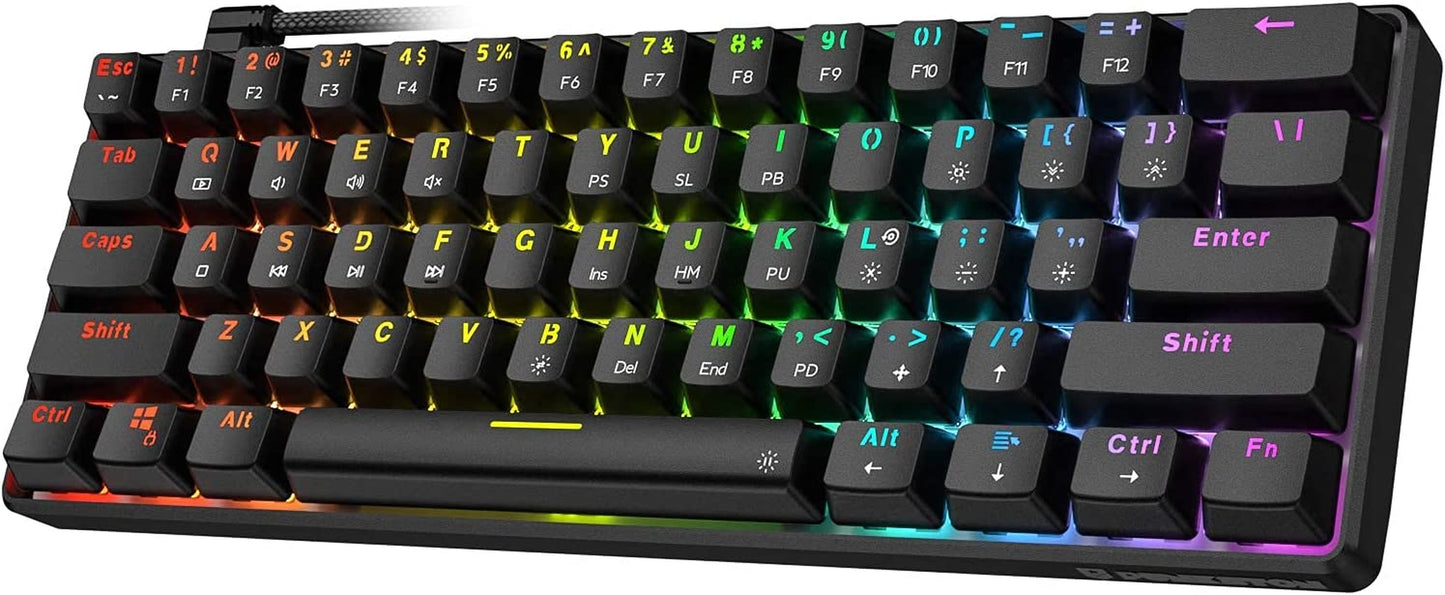 Nexa TH61 60% RGB Mechanical Keyboard - Ultra-Compact & Programmable