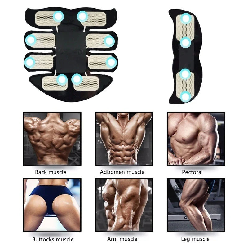 FitPulse™ EMS Ab Trainer: Muscle Toning Stimulator Belt