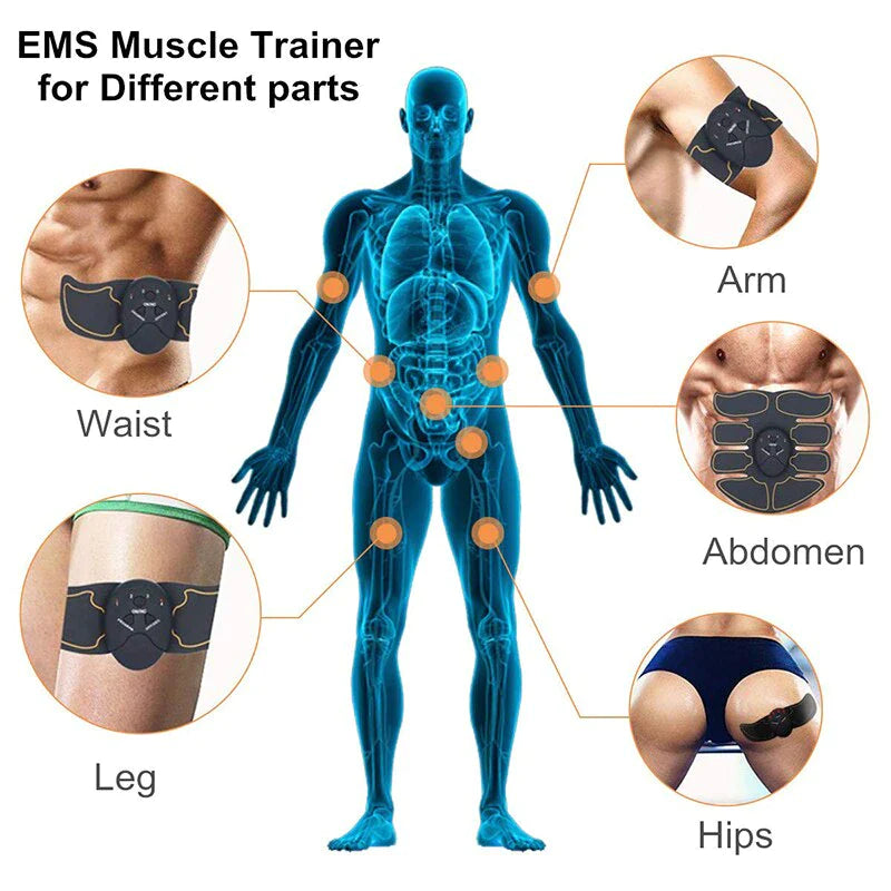 FitPulse™ EMS Ab Trainer: Muscle Toning Stimulator Belt