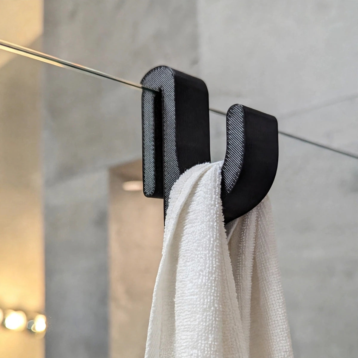 No-Drill Shower Door Hook