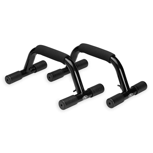 FitForce™ Sturdy Push-Up Bars: Durable Push-Up Stands, Black