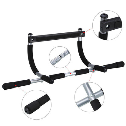 FitFlex™ Adjustable Doorway Pull-Up Bar: Home Gym Workout Equipment