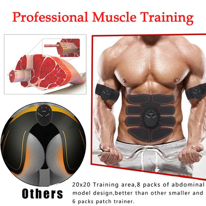 FitPulse™ EMS Ab Trainer: Muscle Toning Stimulator Belt