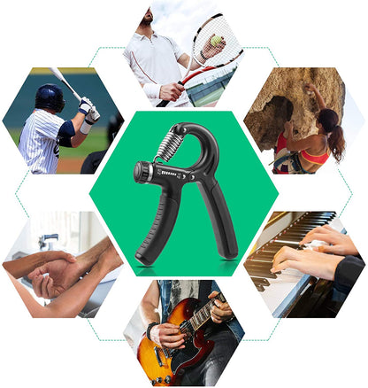 PowerGrip™ Adjustable Hand Strength Trainer: 22-132Lbs Resistance
