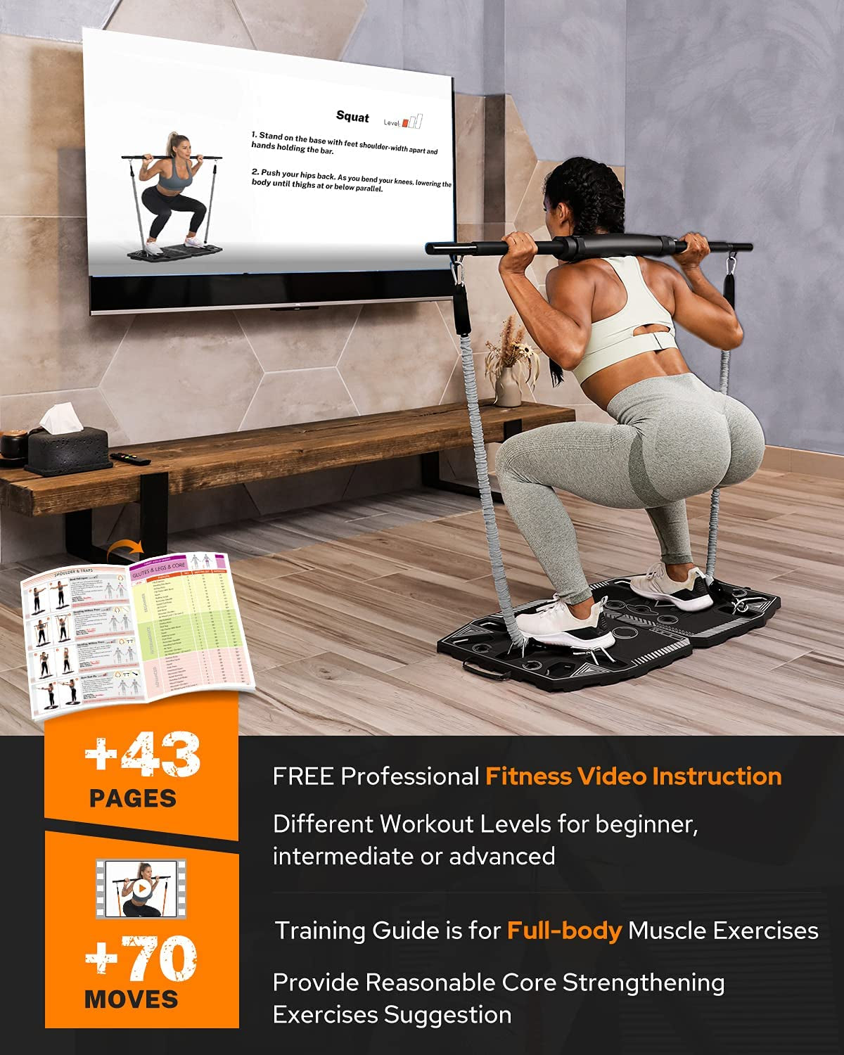 PowerCore™ Portable Home Gym: 14-in-1 Full Body Workout System