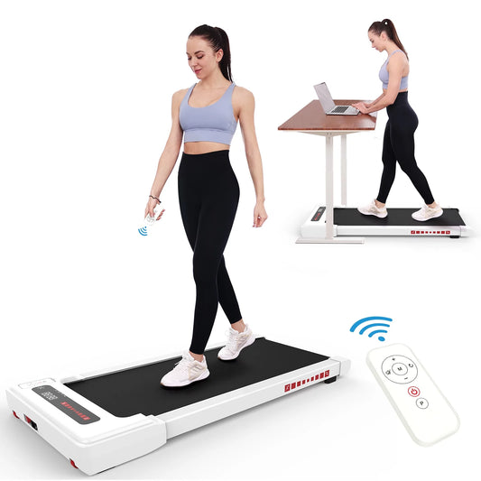 FitStride™ Under Desk Walking Pad: 2.25HP Portable Mini Treadmill with Remote Control