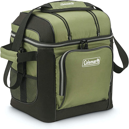 Coleman ChillMaster: Insulated Soft Cooler, Leak-Proof 30-Can Ice Retention Cooler