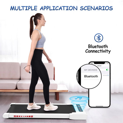 FitStride™ Under Desk Walking Pad: 2.25HP Portable Mini Treadmill with Remote Control