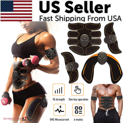 FitPulse™ EMS Ab Trainer: Muscle Toning Stimulator Belt