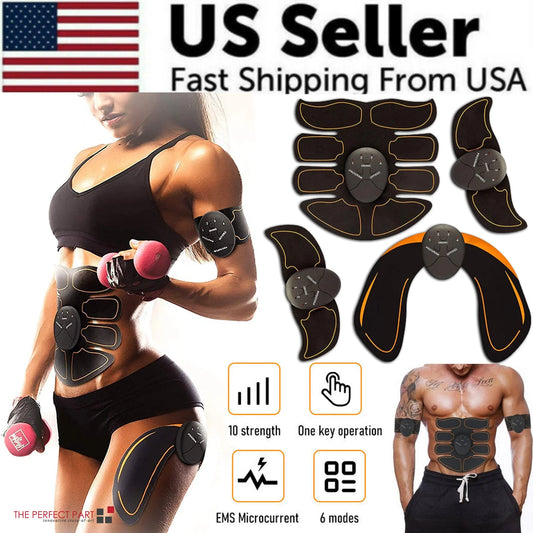 FitPulse™ EMS Ab Trainer: Muscle Toning Stimulator Belt