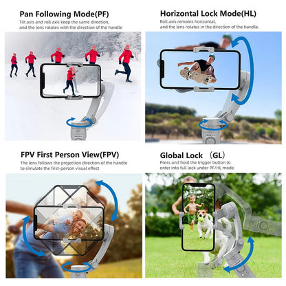 SnapSteady™ 3-Axis Foldable Gimbal: Perfect Selfies & Smooth Videos