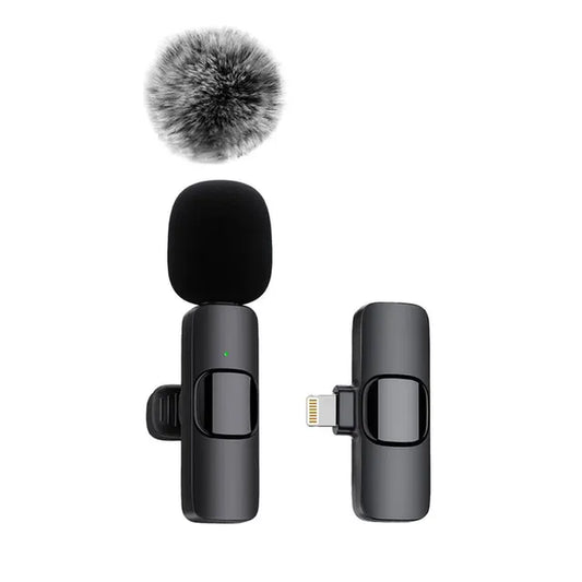 SoundSync™ Mini Wireless Lavalier Microphone: Crystal Clear Audio for Mobile Recording
